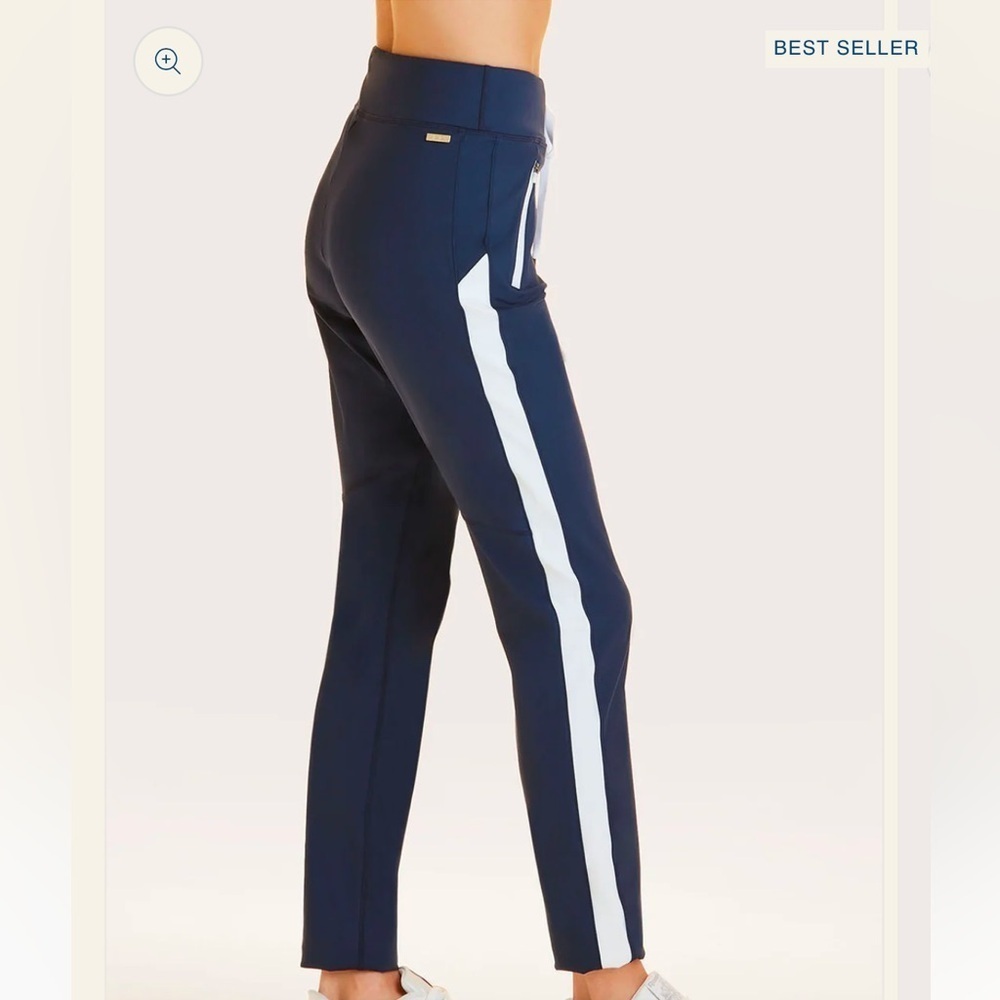 NWT Alala Fast Track Pants Navy Blue White M